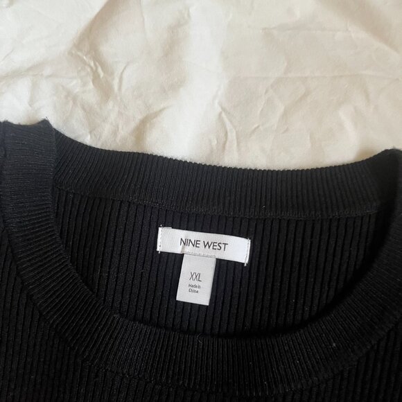 Nine West XXL Striped Sweater - Picture 2 of 5